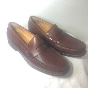 Men's Johnston & Murphy Shoes Size 9.5M Brown Lea